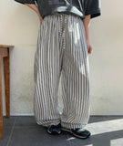 [unisex] Bledden Stripe Banding Wide Pants