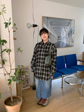 [unisex] Mesha Over Check Shirt