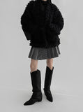 Premiere Oversized Fit Fur Cardigan