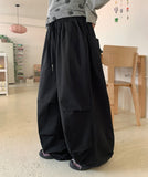 [unisex] Zekoni banding string parachute balloon wide pants