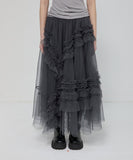 Tulle Layered Long Skirts