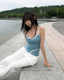 Lulu Striped Lace Sleeveless