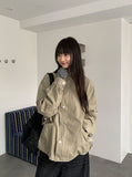 Unica High Neck Bomber Jacket