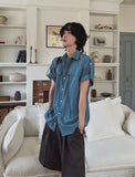 Rise roll up short sleeve shirt