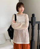 [unisex] Kelpid Summer Net See-through Knit