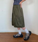 [unisex] Pobelly Banding Cargo Bermuda Pants