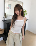 Muted Basic Ribbed Sleeveless