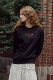 Caroline Chain Embroidered Sweatshirt