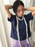 Tapen Chiffon Dot Scarf