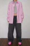CUT-OFF WIDE DENIM