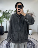 Pesed Pigment Knit Hood Zip-Up