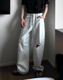 Vintage Damaged White Pants