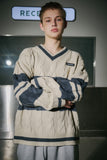 Cable Waffen V-Neck Knit