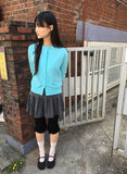Unin Basic Color Round Neck Cardigan