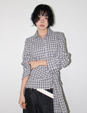 SIDE STRAP CHECK SHIRT