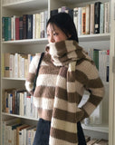 Basis Vintage Stripe Angora Knit