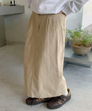 Kumil Banding Span Pintuck Long Skirt