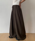 Gih Banding Linen Wide Pants