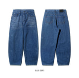 Press Washed Denim Pants