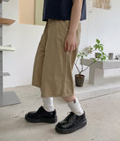 Manaco Number Stitch Bermuda Cotton Pants