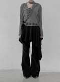Seme Drape Cowl Scarf Tee