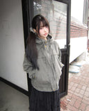 Zefu Pigment Washing Hooded Jacket