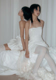 Asymmetrical Draped Dress