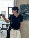 COSY Made Short Sleeve Ver Single Short Sleeve Knit Tee