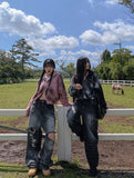 Over Spray Crop Hood Zip-Up