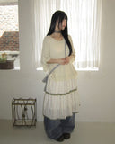 Pottle Lace Tiered Skirt
