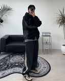 Nello Brushed Nylon Zipper Pants