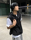 Summer Rain Nylon Hood Vest