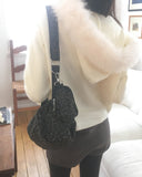 [Mini Pouch Set] Hitch Hopi Leopard Cotton Cross Shoulder Bag