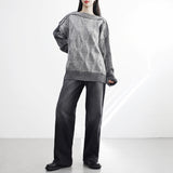 Hanne Black Denim Washing Denim Pants