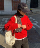 Hutenmo Basic Color Round Knit