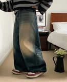 Rokoku brushed balloon denim pants