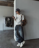 Zed Cat Balloon Denim Pants