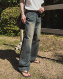 Greece vintage washed denim pants