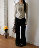 Posen back pocket bootcut pants