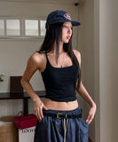 [U-BASIC] Comi Ribbed Y Sleeveless (+with cup)
