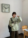 Denna Boston Lettering Color Matching Hoodie