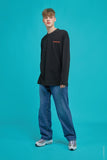 Long Sleeve Heavy Overfit Scratch Logo R