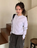 Amk Punching Snap Round Cardigan