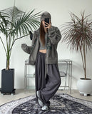 Ekan Wide Pintuck Sweatpants