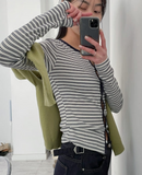 Jerry Stripe Cardigan T-Shirt
