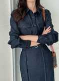 Aven Denim Belt Skirt