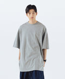 [AG] Layered Essential Label Half Tee