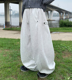 Hyugi Pintuck Adjust Banding Wide Pants