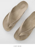 Toss suede flip flops