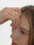 Iceblock Silver Ring L